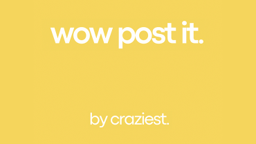 WOW Post-it by Craziest