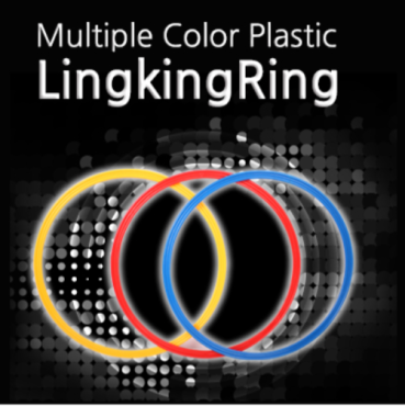 Multi-color plastic linking ring 3 COLORS LINKING RING