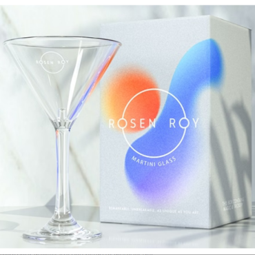 Rosen Roy Martini Glass by Rosen Roy