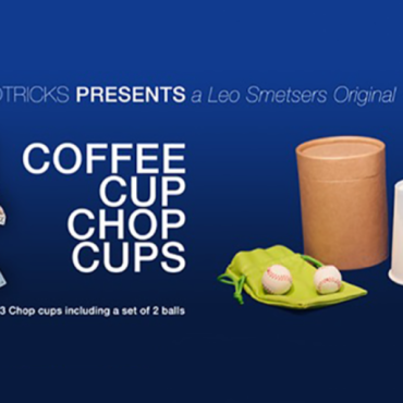 Coffee Cup Chop Cup (3 cups and 2 balls) by Leo Smetsers